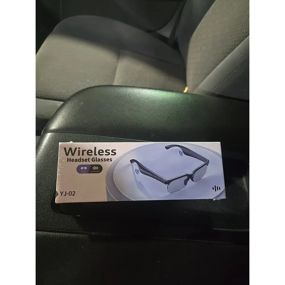 Wireless Headset Glasses Audio Smart Sunglasses - Black New In Box
